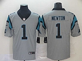 Nike Panthers 1 Cam Newton Silver Inverted Legend Limited Jersey,baseball caps,new era cap wholesale,wholesale hats